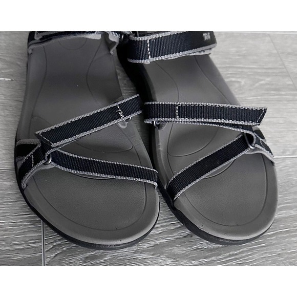 Teva Women's Black Verra Sport Slide Sandals Rubber Sole Open Toe Size 9 - Picture 4 of 7